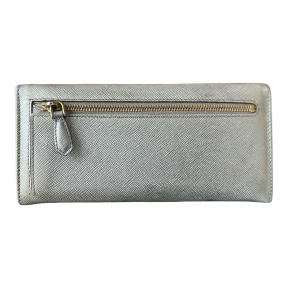 Prada wallet snap closure Leather Chain Long Gold Hardware WOC - Picture 4 of 13